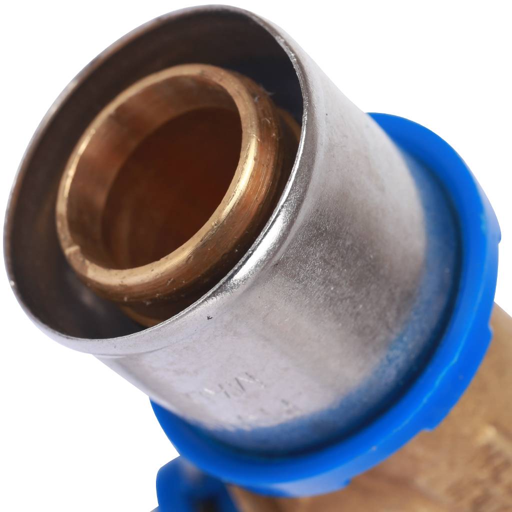 Пресс-тройник Prandelli Multyrama с редукцией 26х3-16х2-20х2 для металлопластиковых труб прессовой, 509.35.61.4