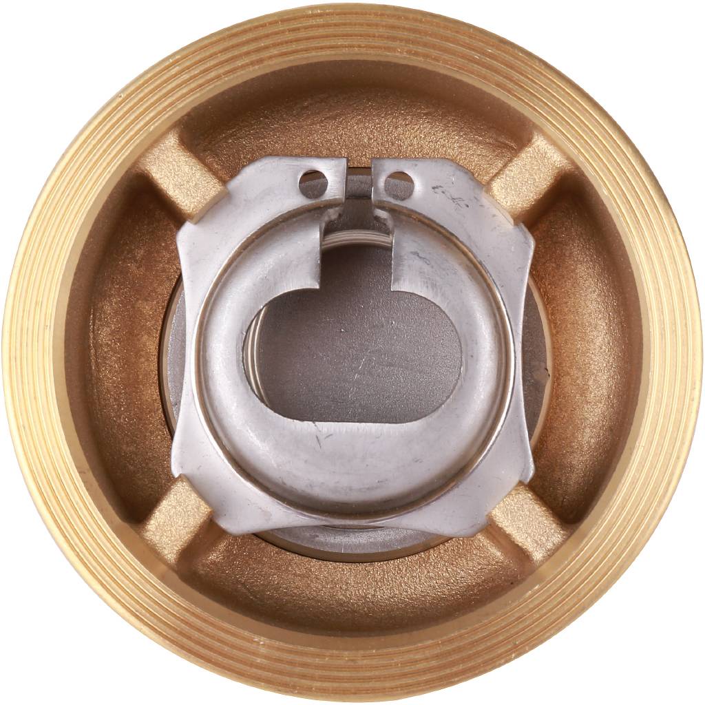 Клапан обратный осевой Tecofi Ду50 Ру16 межфланцевый из латуни, CA7441-0050