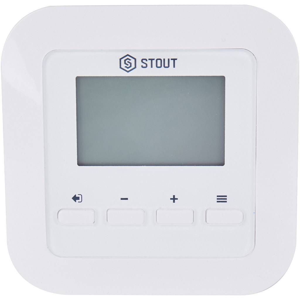 Проводной комнатный двухпозиционный регулятор STOUT ST-295v3, белый, STE-0101-029531