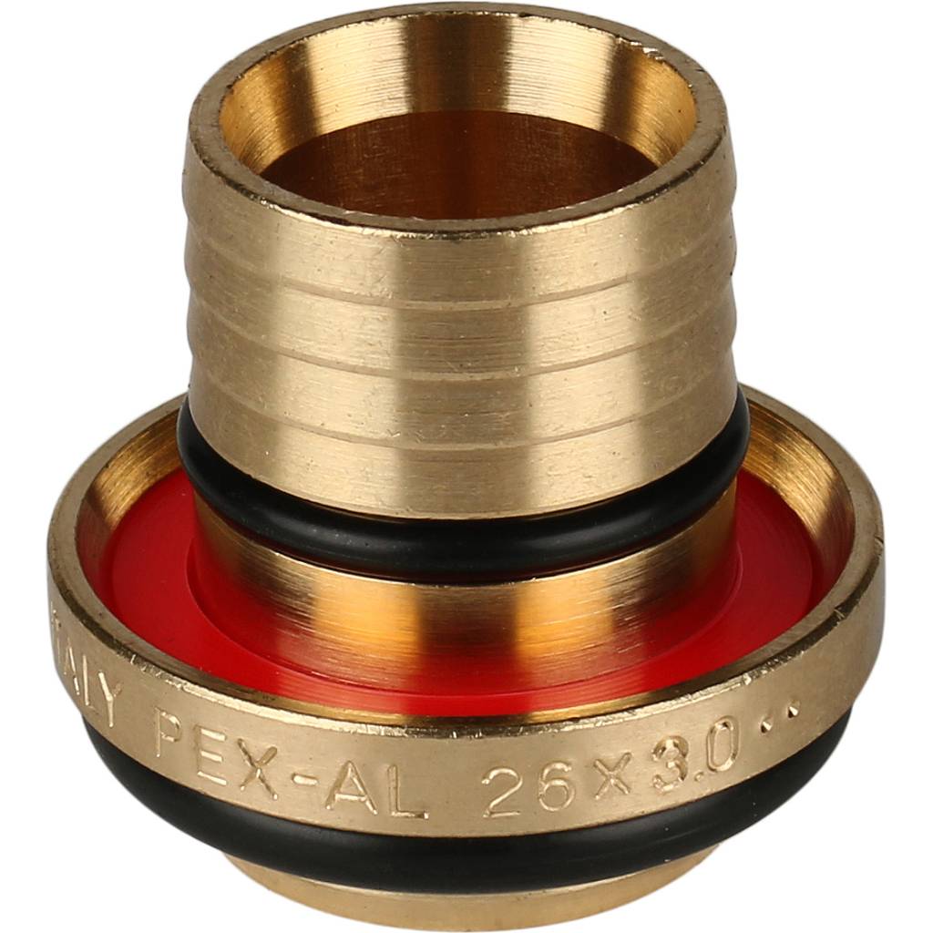 Переходник STOUT с наружной резьбой 3/4 х26 для металлопластиковых труб винтовой, SFS-0001-003426