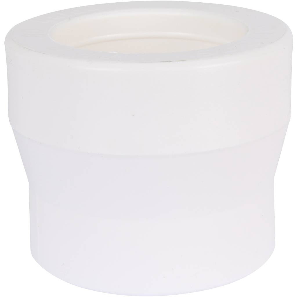 Муфта переходная Kalde 110х75 для полипропиленовых труб под сварку (цвет белый), 3212-rdc-110750