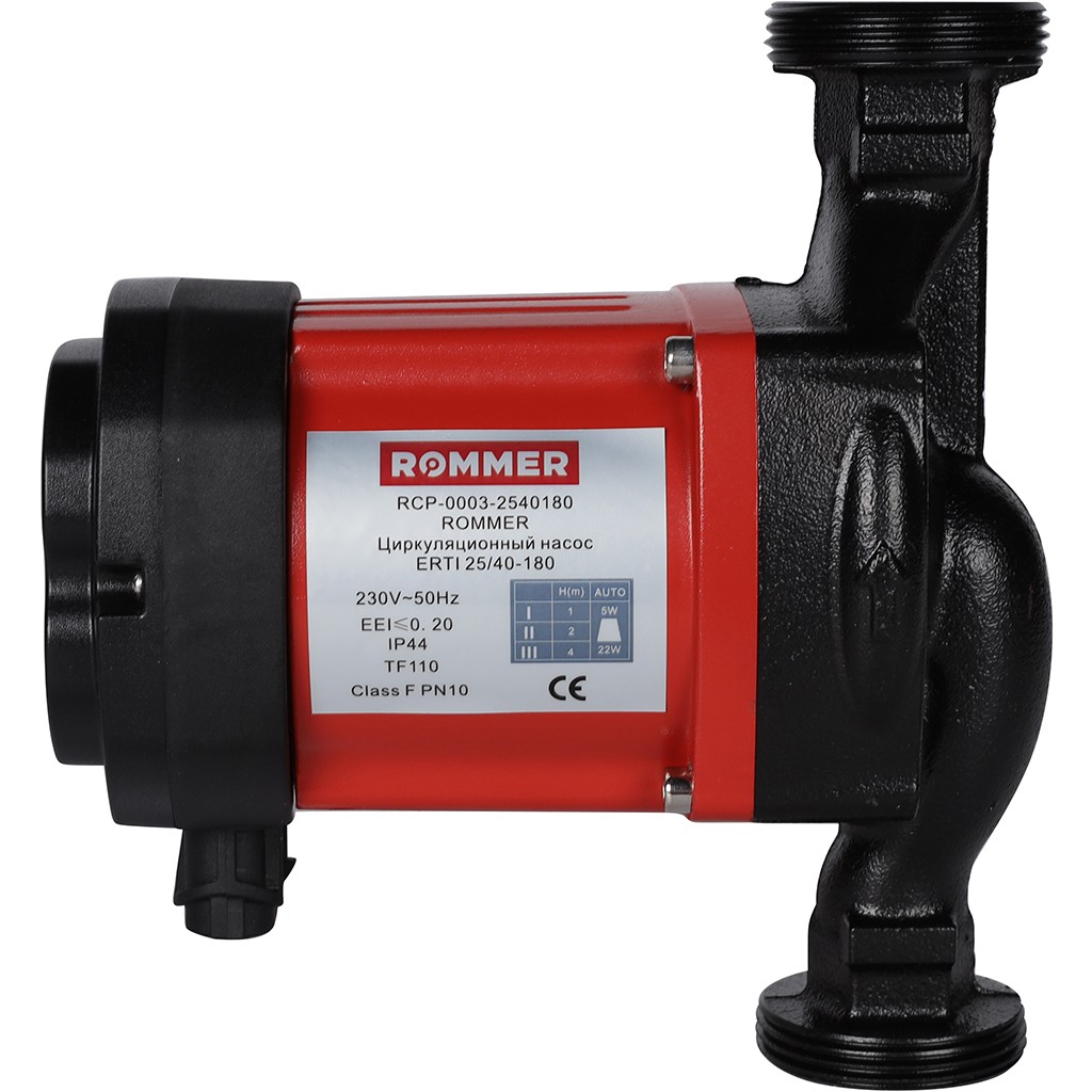 Циркуляционный насос ROMMER ERTI 25/40-180, RCP-0003-2540180