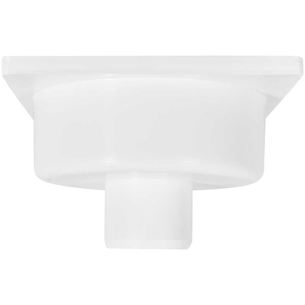 Трап нерегулируемый, прямой Sinikon металлическая решетка 150*150 (Белый) D 50