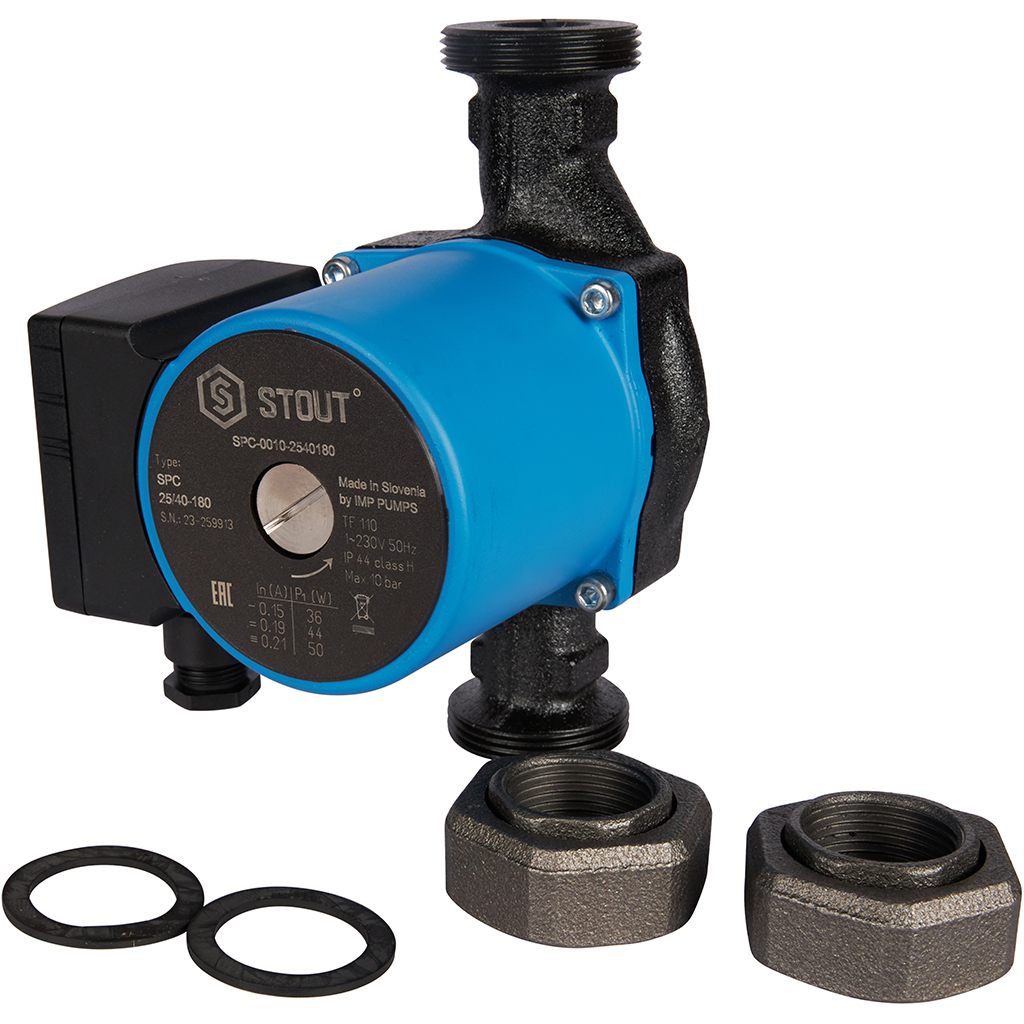 Насос циркуляционный STOUT 25/40-180, SPC-0010-2540180
