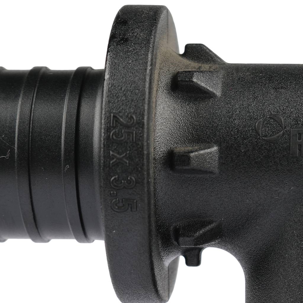 Тройник РЕХАУ RAUTITAN с уменьшенным торцевым проходом 25-25-20 PX, 11600731001