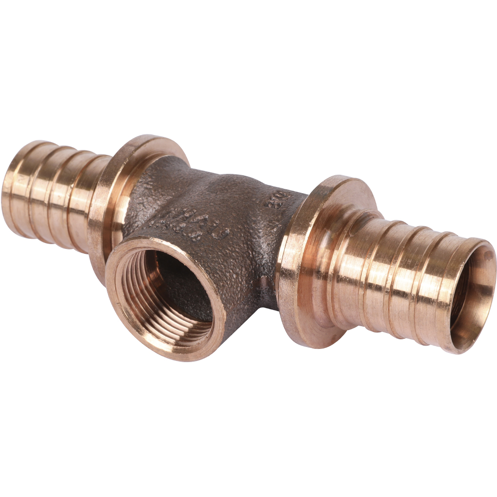 Тройник РЕХАУ RAUTITAN с внутр. резьбой на боков. проходе 32-Rp 3/4-32 RX+ для труб из сшитого полиэтилена аксиальный, 14562971001