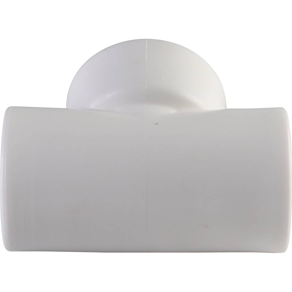 Тройник переходной Политэк 20х25х20 для полипропиленовых труб под сварку (цвет белый), 9300202520