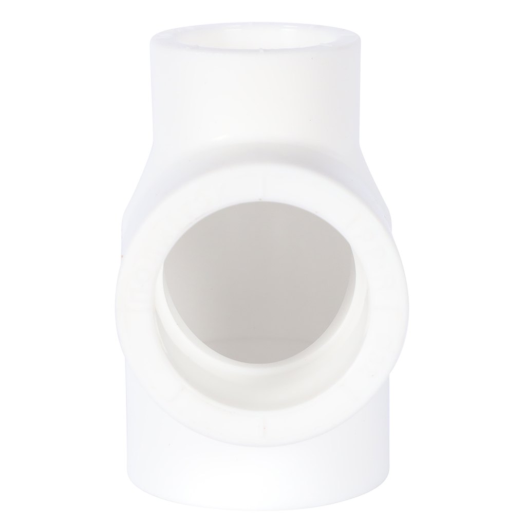 Тройник переходной Политэк 32х32х25 для полипропиленовых труб под сварку (цвет белый), 9300323225