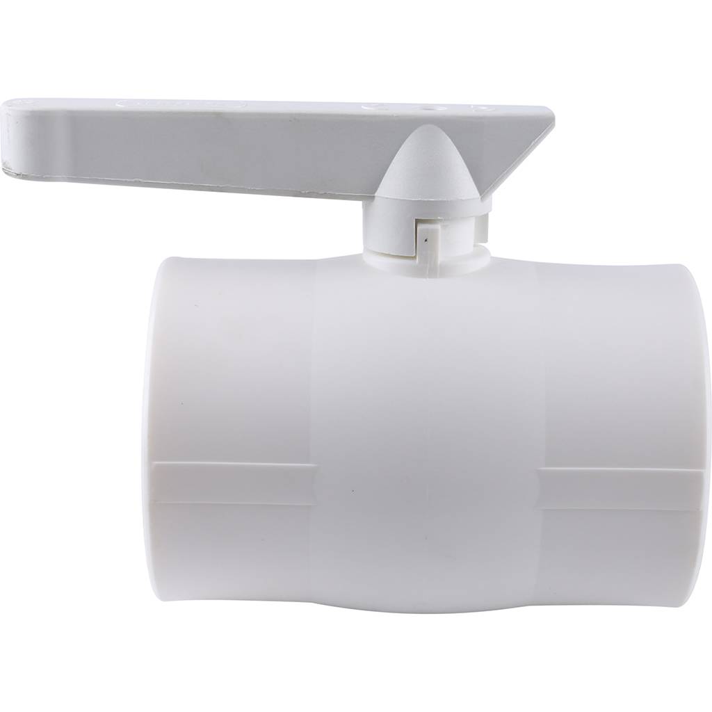 Кран шаровой Kalde d=75 для полипропиленовых труб под сварку (цвет белый)