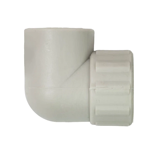 Угольник комбинированный PPR внутренняя резьба 25х 1/2,  серый, РТП