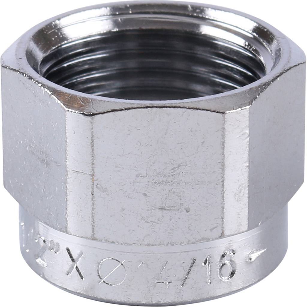 Концовка для металлопластиковых труб FAR 16х2, с накидной гайкой 1/2, FC 6076 58802