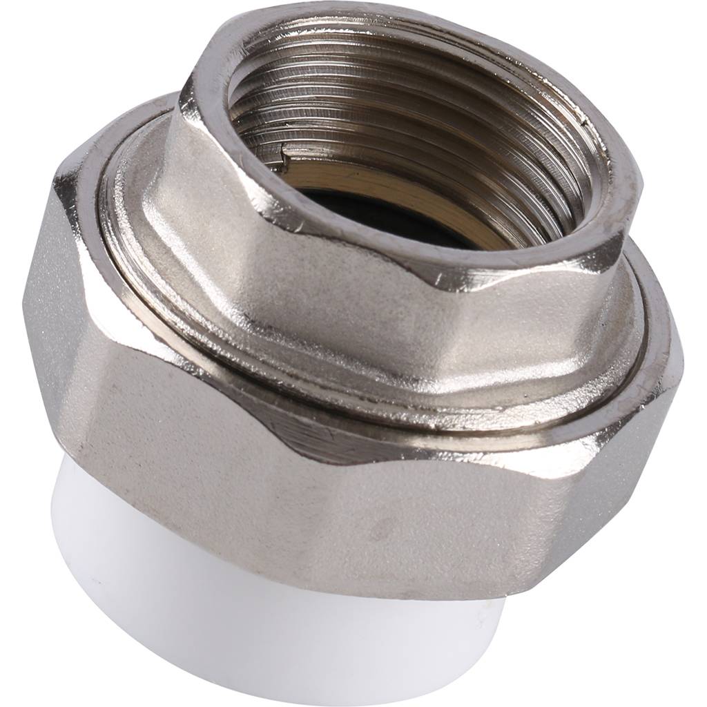 Муфта разъемная Kalde с внутренней резьбой 32x1 для полипропиленовых труб под сварку (цвет белый), 3252-tuf-321000