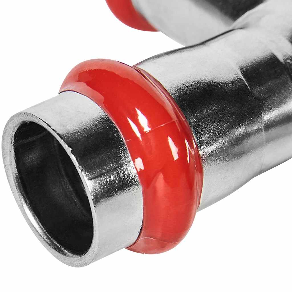 Тройник ROMMER равнопроходной ВПр, 15, из нержавеющей стали прессовой, RSS-1013-000015