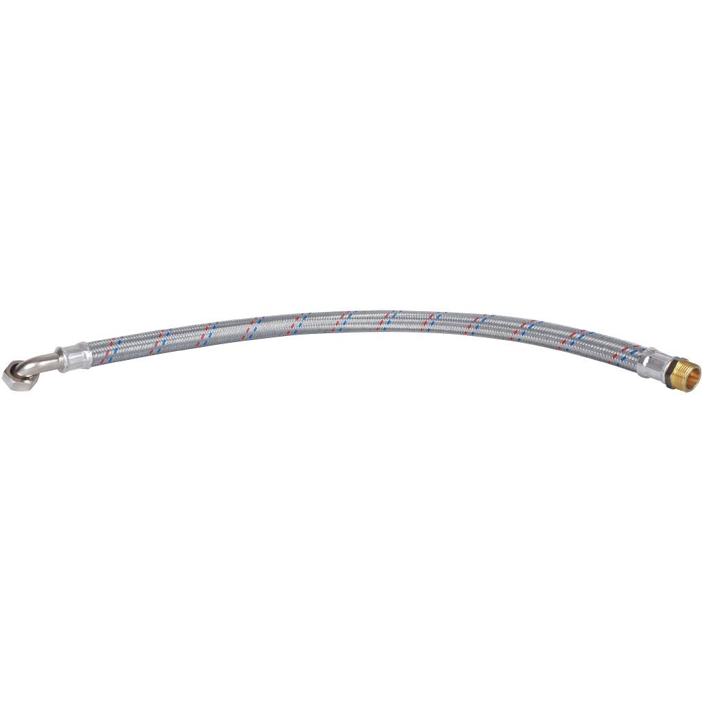 Гибкая подводка для воды STOUT НР 1 х ВР 1 угловая, длина 1000 мм, SHF-0168-252525