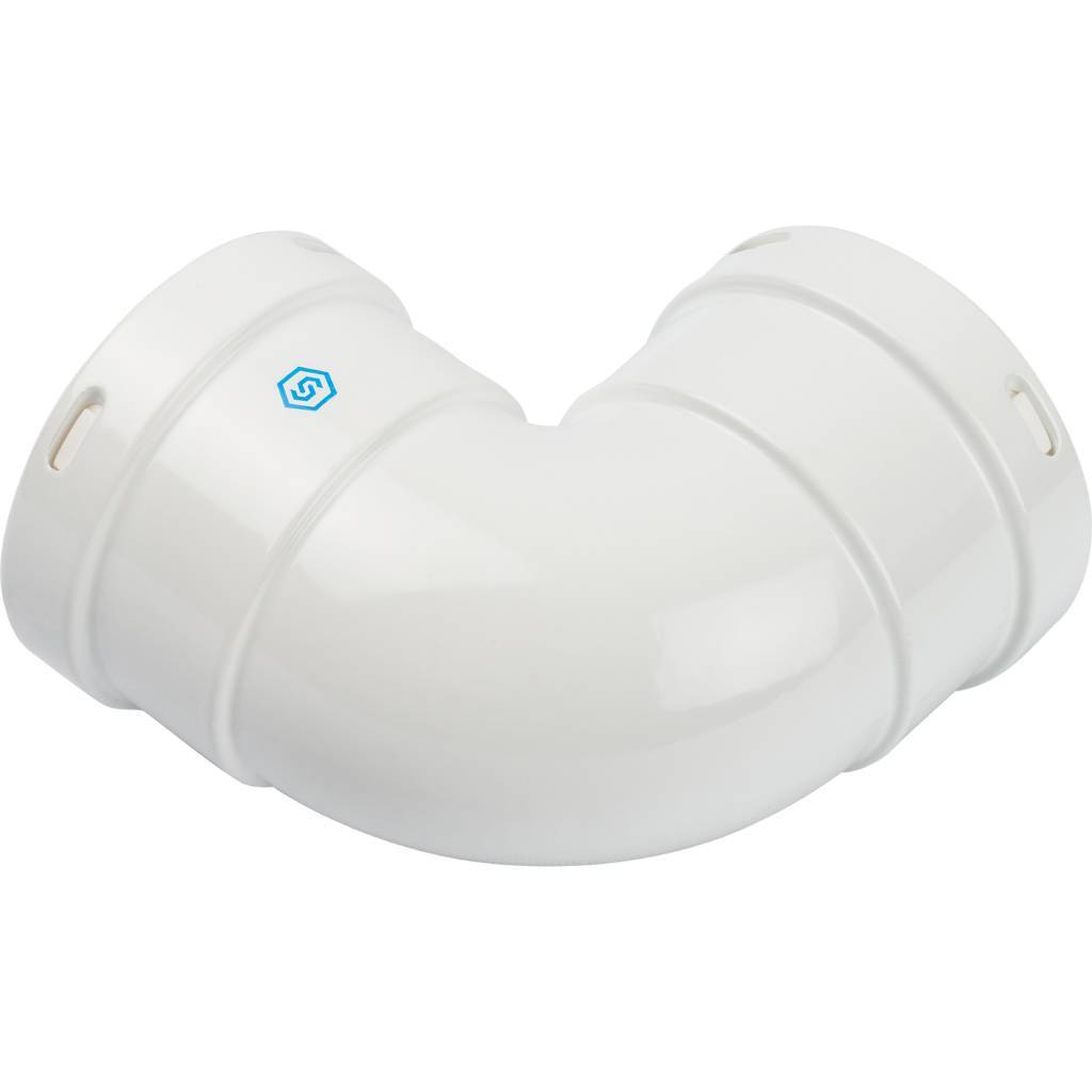 Элемент дымохода STOUT отвод 90° м/м DN80, SCA-0080-020090