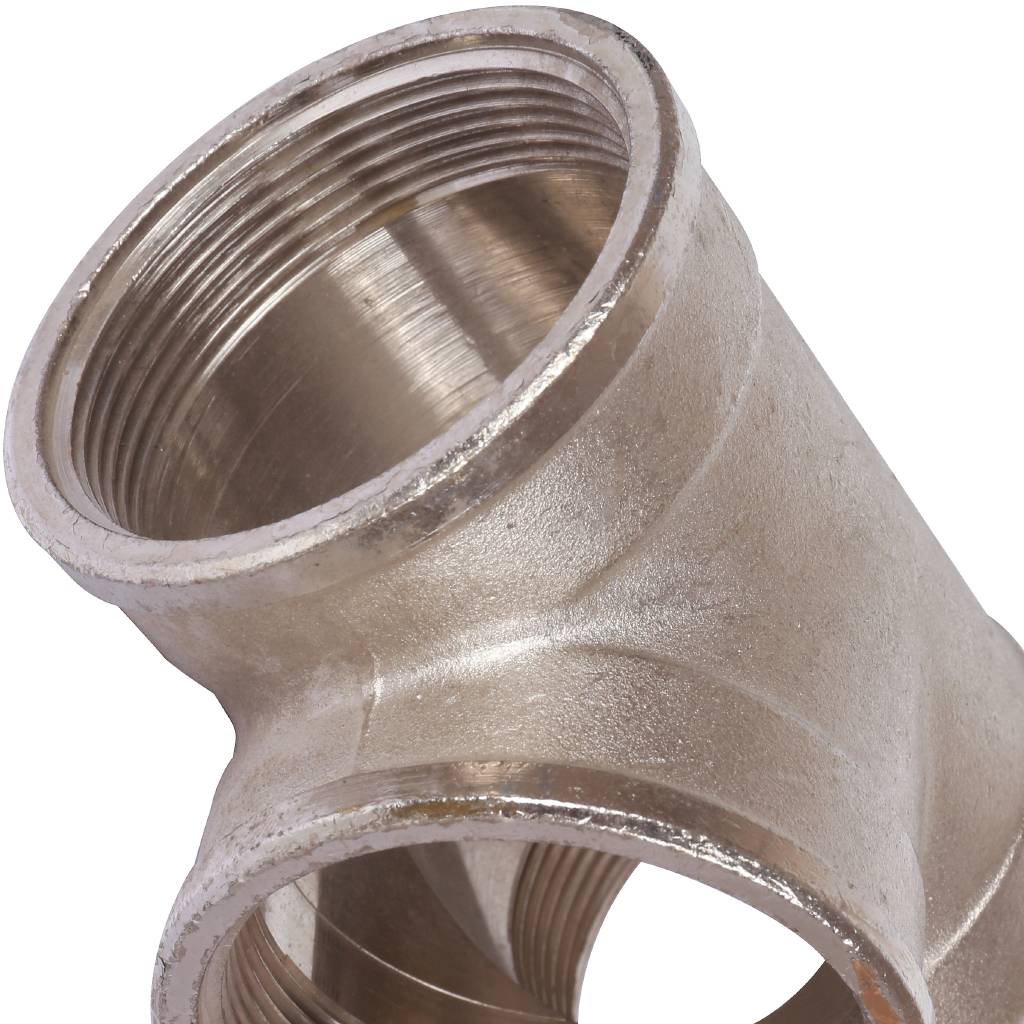 Тройник TIEMME 2 ВР никель, 1500362