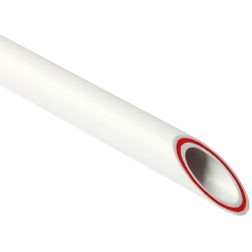 Труба армированная стекловолокном Pro Aqua RUBIS d=160 PP-R SDR 6 Белая 4м, PA37028P