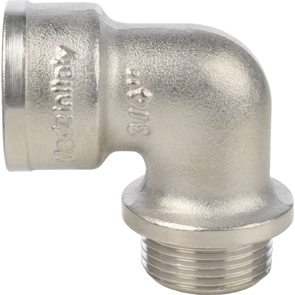 Угольник STOUT с упором НВ никелированный 3/4, SFT-0016-000034