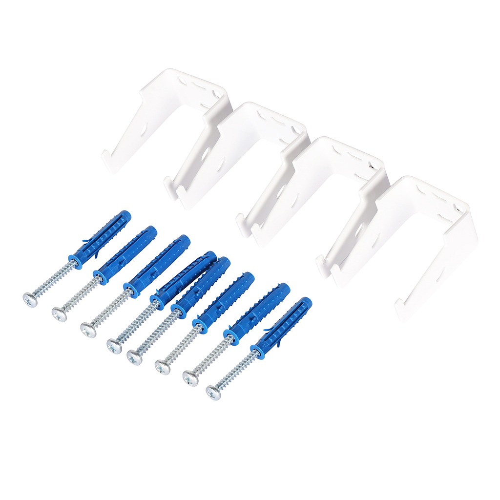 2-х трубчатый радиатор стальной ROMMER RST 2050/26 секций нижнее правое подключение RAL9016, RST-205026-020