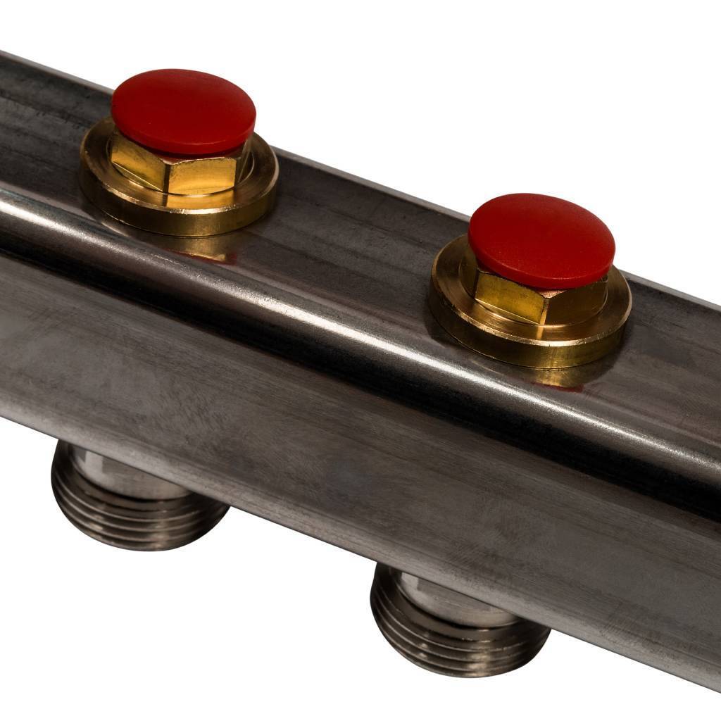 Коллектор из нержавеющей стали без расходомеров STOUT 5 выходов, SMS 0922 000005