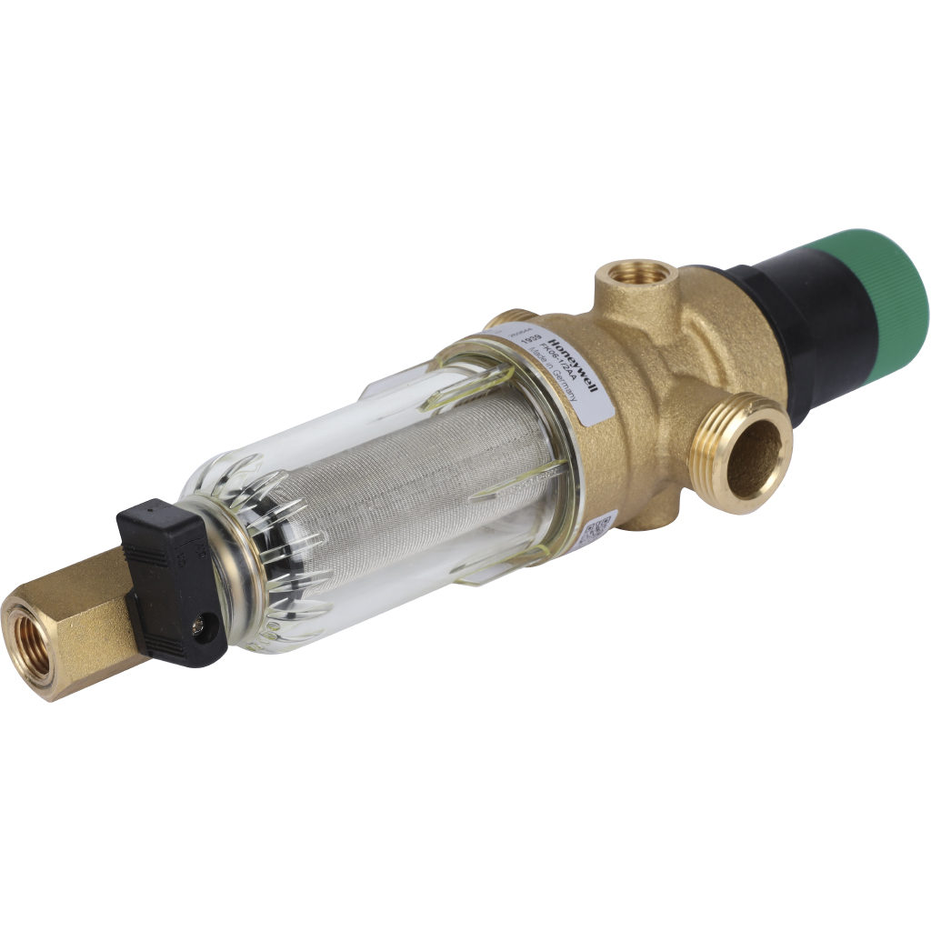 Honeywell (Resideo Braukmann) с редуктором, на холодную воду, 100 мкм, 1/2, FK06-1/2AA