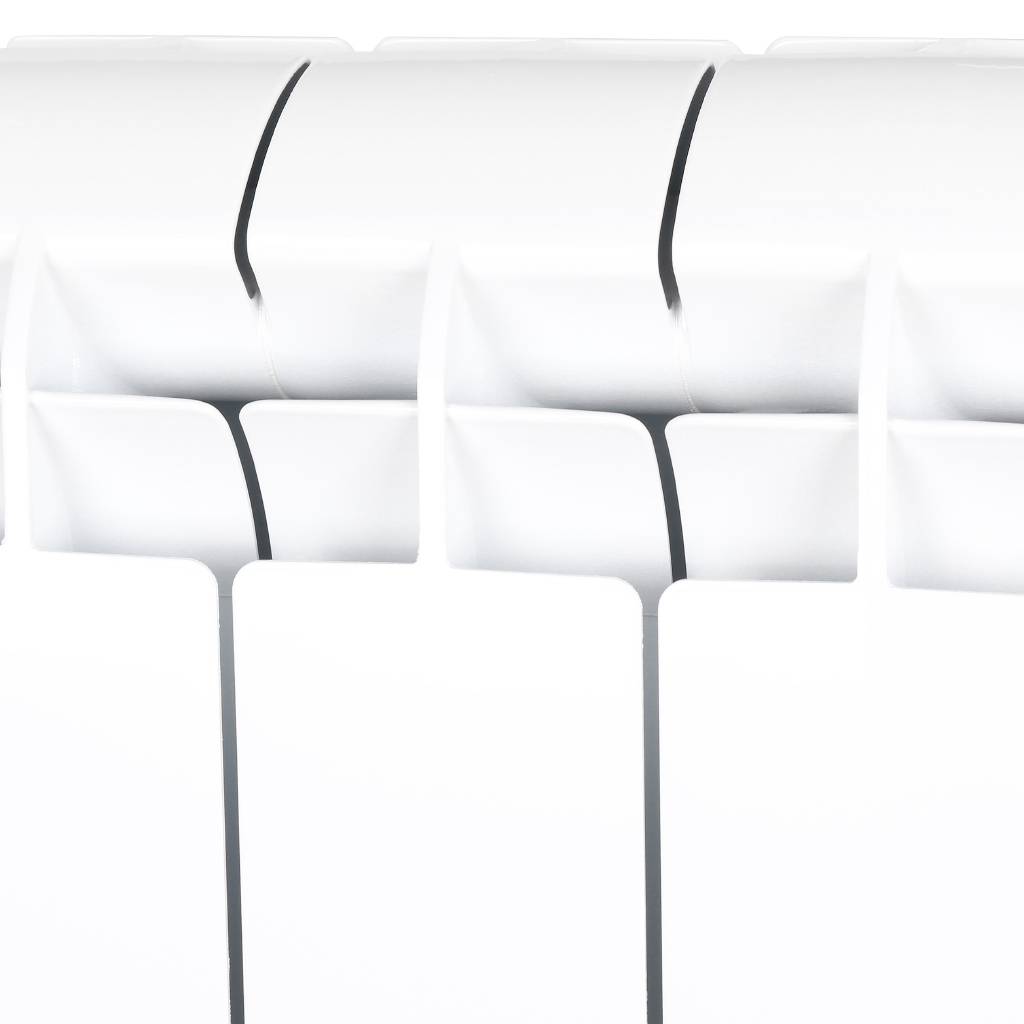 Радиатор алюминиевый Global VOX- R 500 9 секций боковое подключение (белый RAL 9010), VX05001009