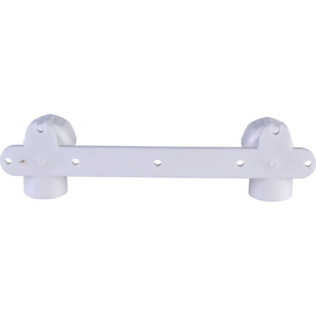 Настенный комплект Политэк 25х1/2 с наружной резьбой для смесителя для полипропиленовых труб под сварку (цвет белый)