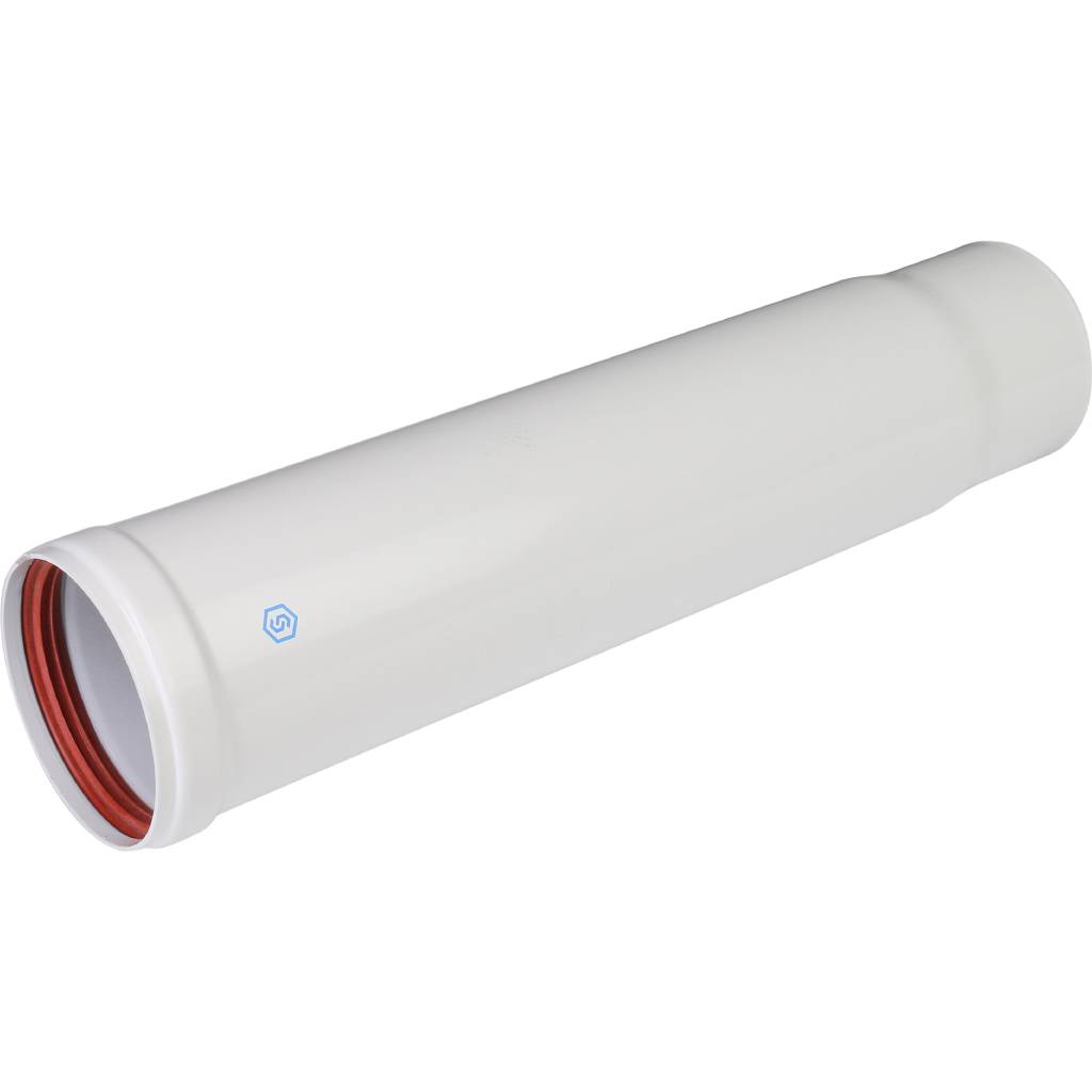 Элемент дымохода STOUT труба телескопическая  DN 80  315-370 мм п/м, SCA-0080-010375