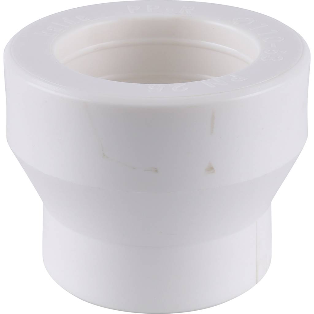 Муфта переходная Kalde 110х63 для полипропиленовых труб под сварку (цвет белый), 3212-rdc-110630