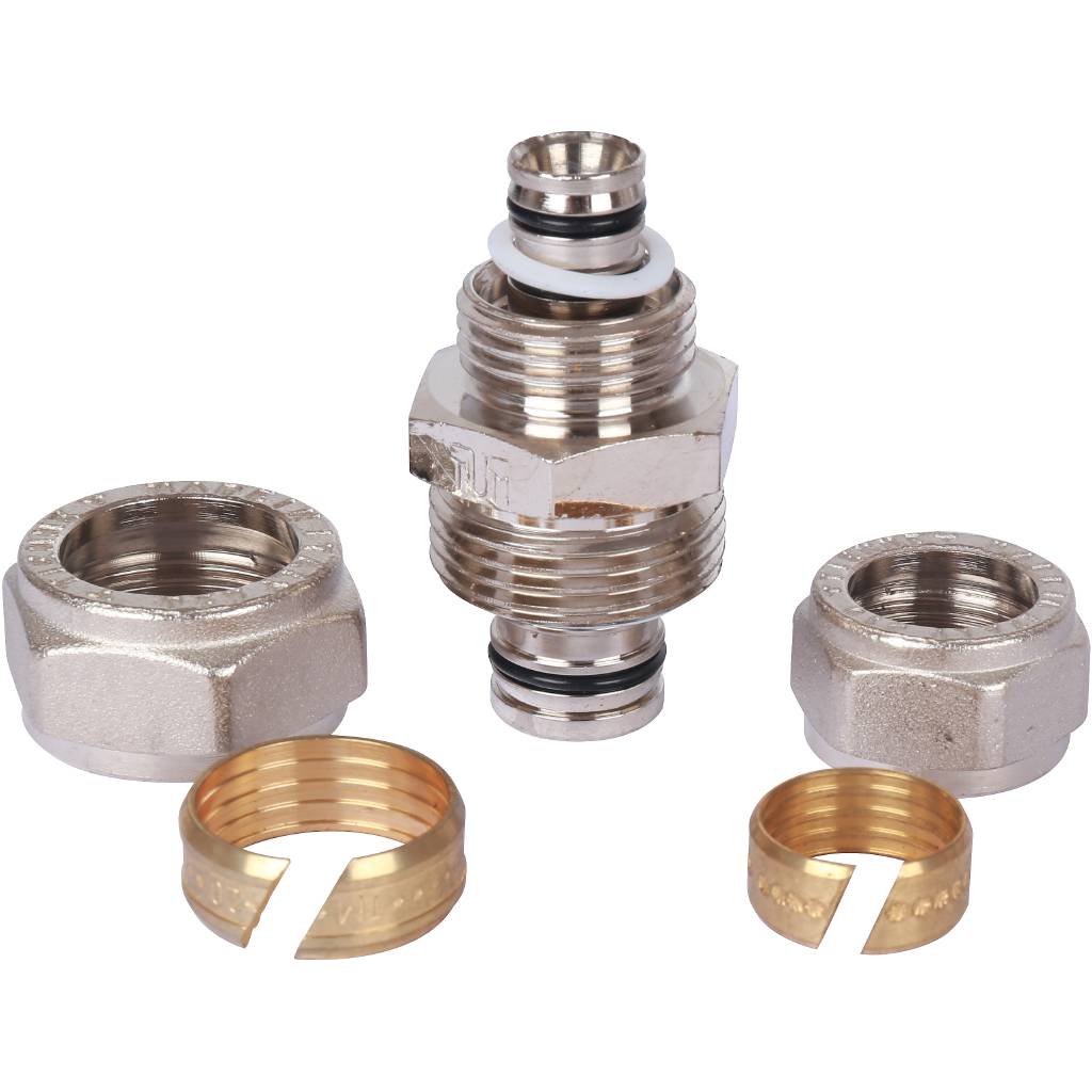 Муфта TIEMME переходная (20.2х16.2) для металлопластиковых труб винтовой, 1600053