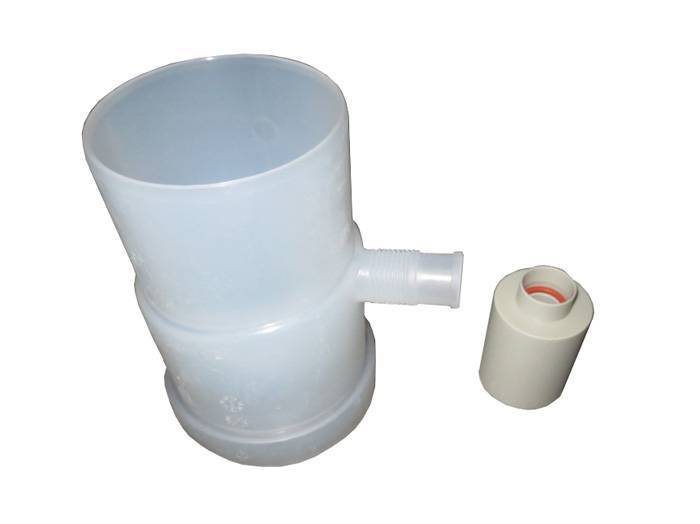 Участок дымохода из жестких труб Vaillant DN 80 РР со сливом конденсата