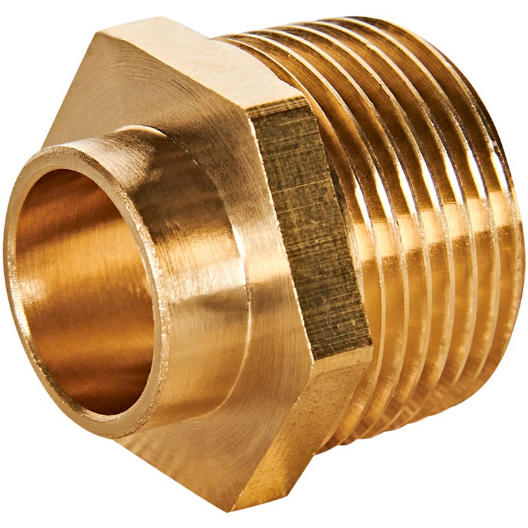 Переход JINTIAN ВП-НР 15x3/4 из латуни под пайку, JT-142431534