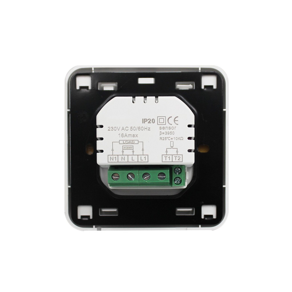 Термостат универсальный 3А STOUT STE-3001, ON/OFF белый, STE-3001-130210