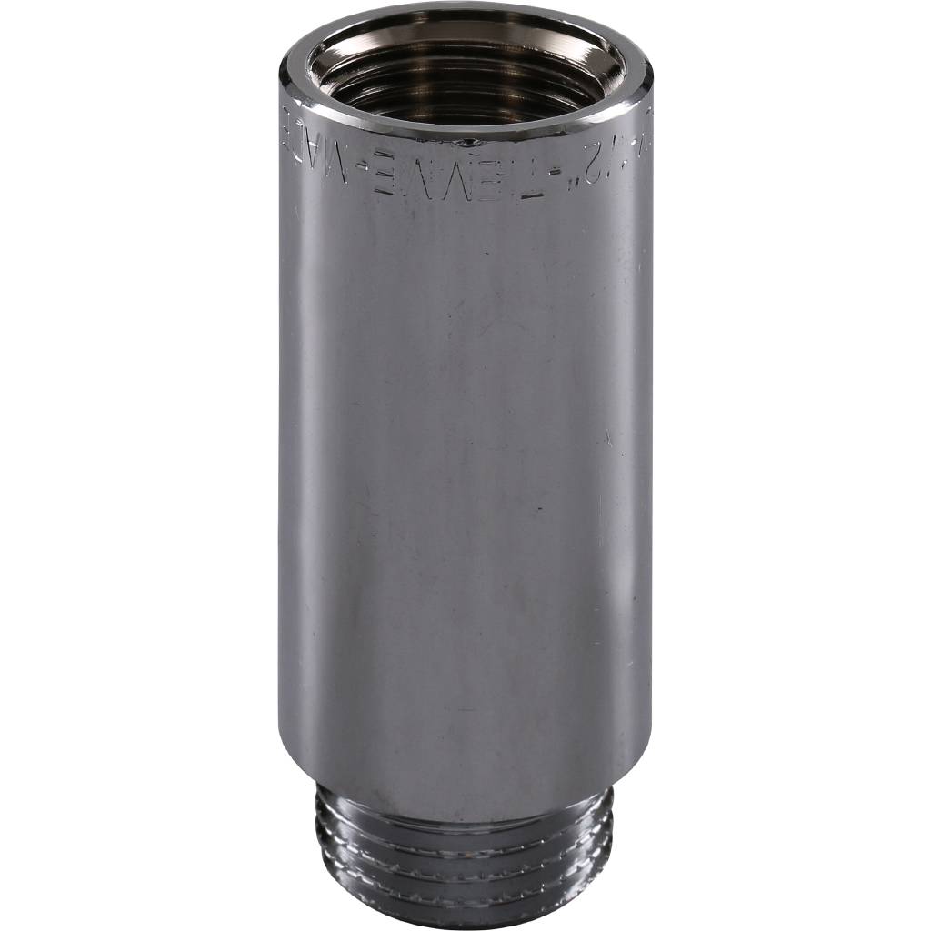 Удлинитель TIEMME НВ 50мм-1/2 хром для стальных труб резьбовой, 1500052