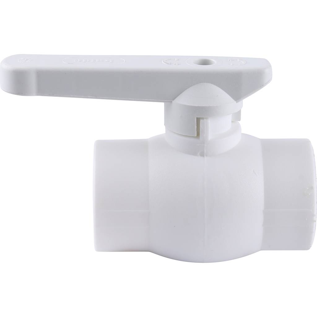 Кран шаровой Kalde d=32 для полипропиленовых труб под сварку (цвет белый)