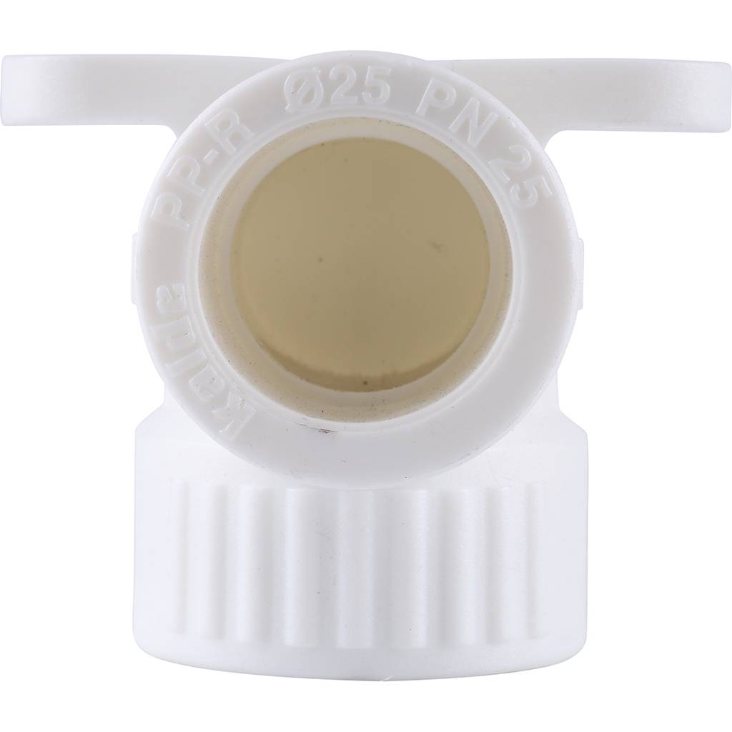 Угольник Kalde с креплением для полипропиленовых труб (внутр. резьба, 25x3/4 ), 3222-bat-250c01