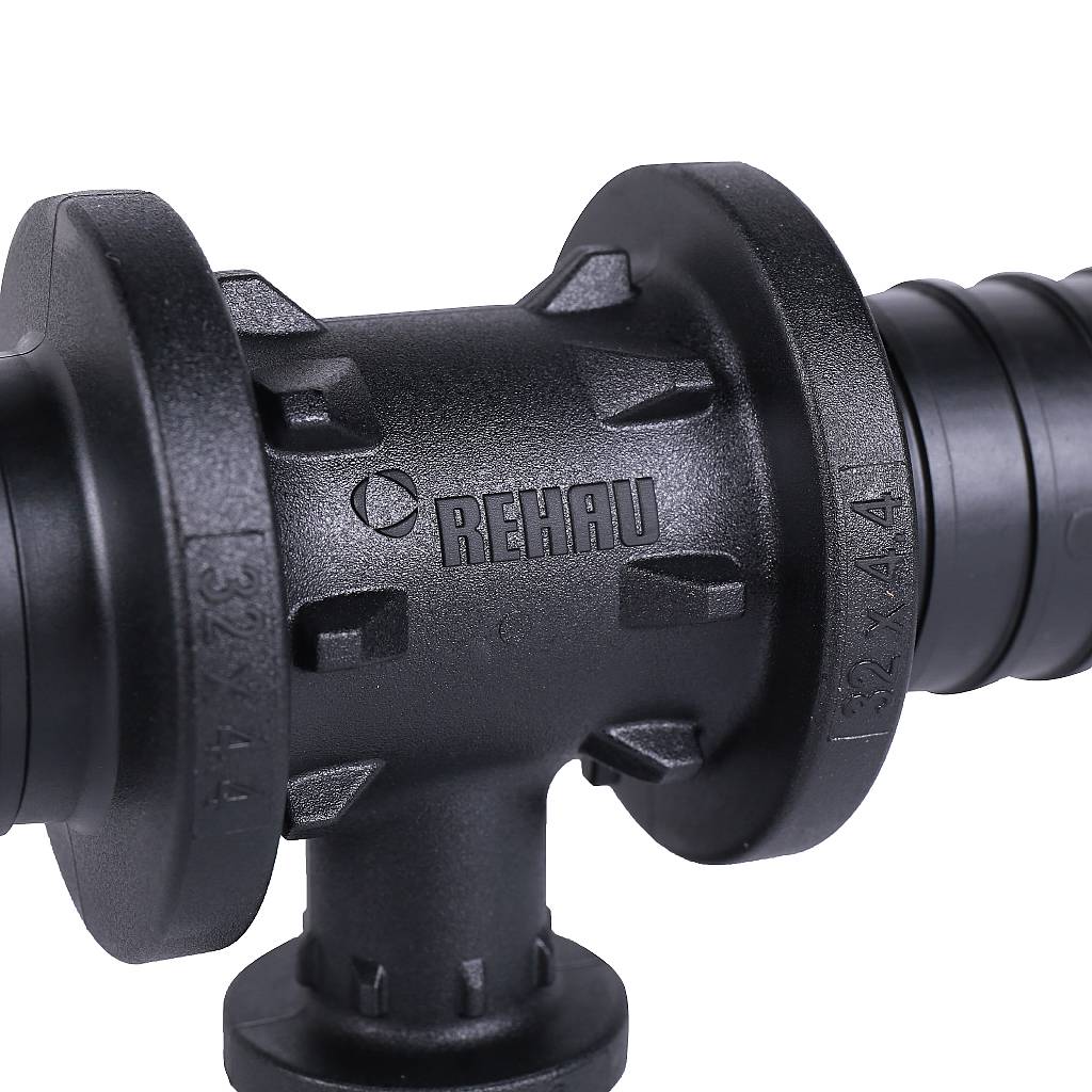 Тройник РЕХАУ RAUTITAN с уменьшенным боковым проходом 32-16-32 PX, 11600641001