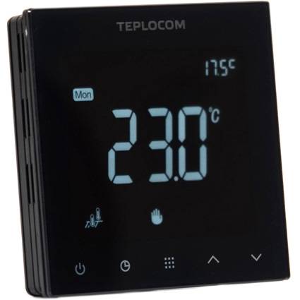 Программируемый термостат для теплого пола Teplocom 250В, 16А, NTC 928