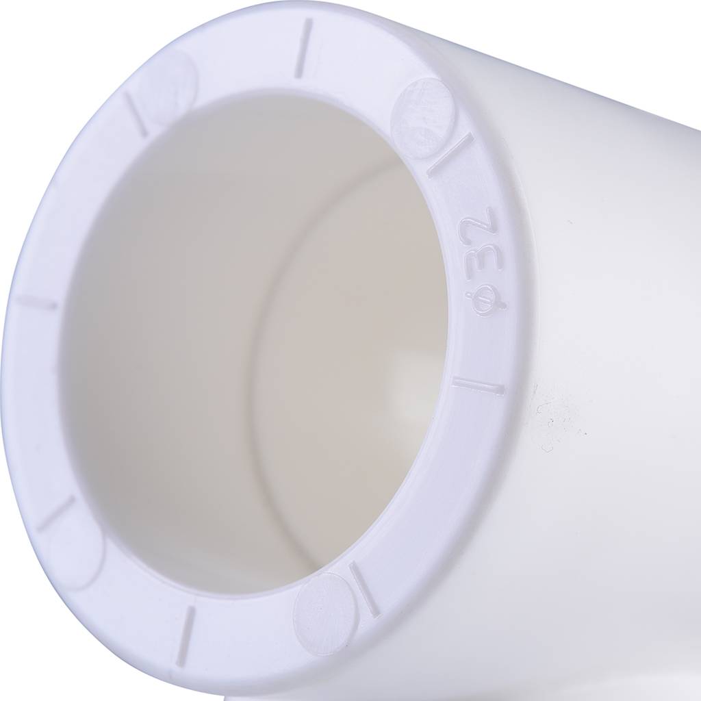 Тройник Политэк 32x3/4 с наружной резьбой для полипропиленовых труб под сварку (цвет белый), 9510003234