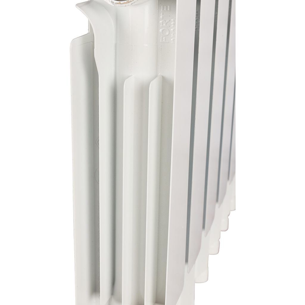 Радиатор алюминиевый STOUT ALPHA 350 10 секций боковое подключение (белый RAL 9016), SRA-2310-035010