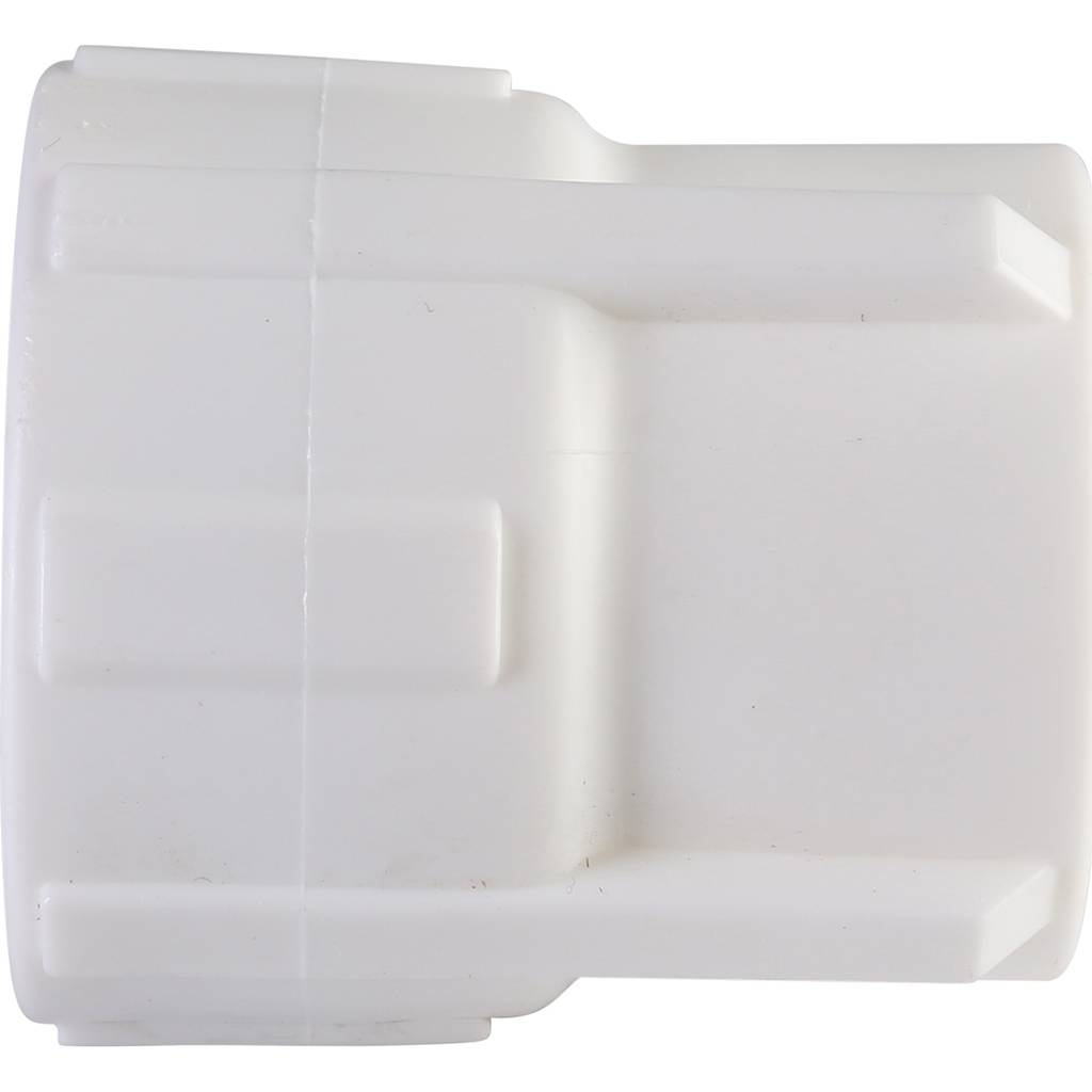 Муфта комбинированная Политэк 25х3/4 внутр. резьба для полипропиленовых труб под сварку (цвет белый), 9100002534