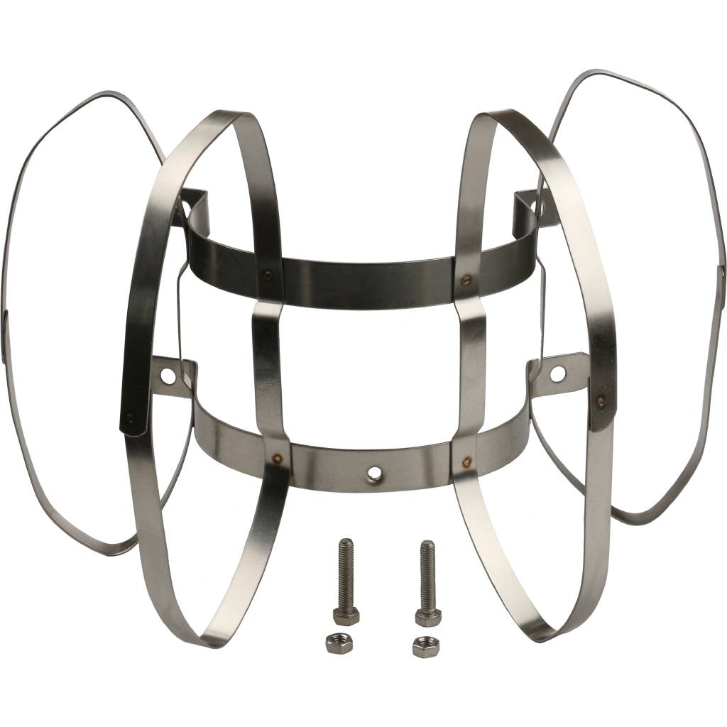 Элемент дымохода STOUT фиксатор c распорками для соединений  PP-труб O80 (в шахте дымохода). нерж.сталь., SCA-8610-088002