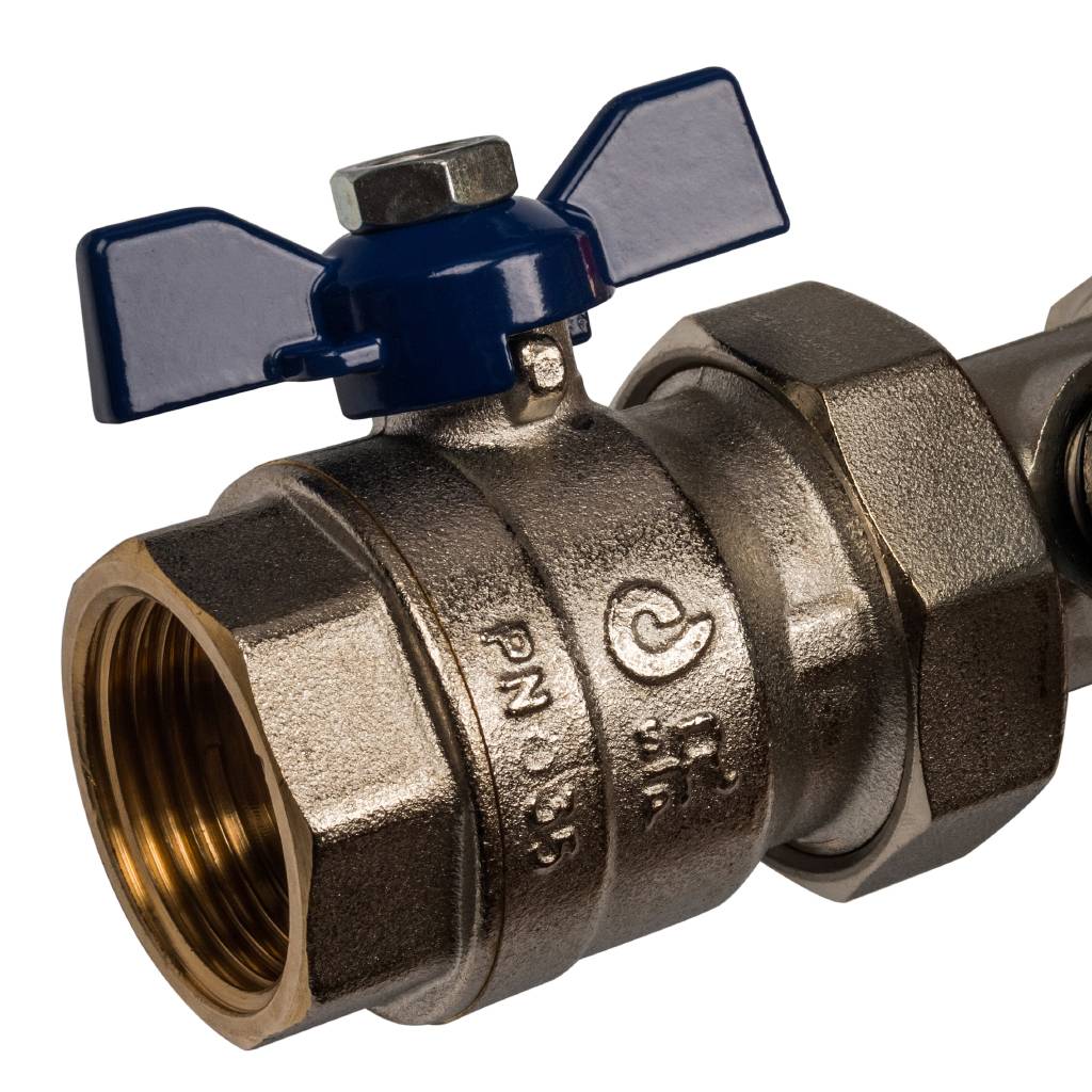 Распределительный коллектор из латуни с расходомерами STOUT 4 выхода, SMB 0473 000004