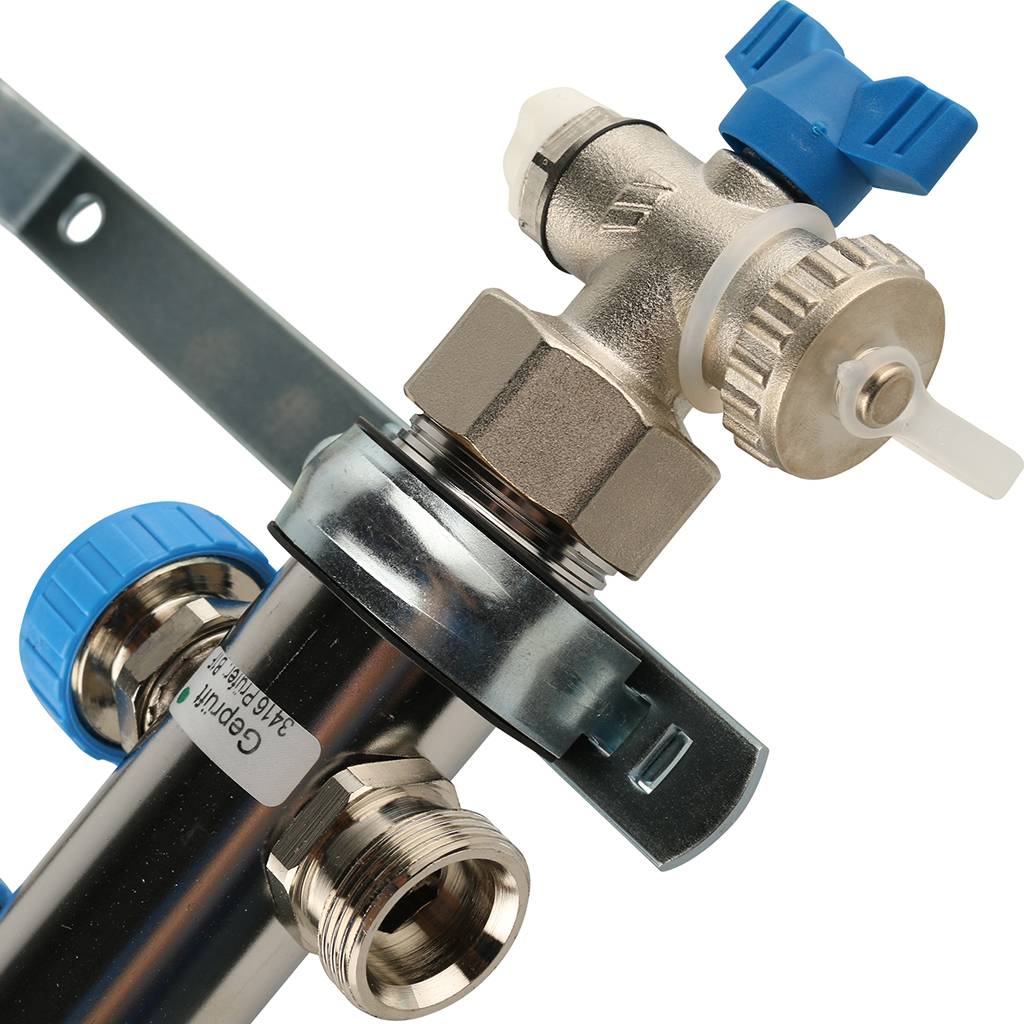 *12180611001 РЕХАУ RAUTHERM S Распределительный коллектор HKV на 6 контуров нерж .сталь (без шаровых кранов)