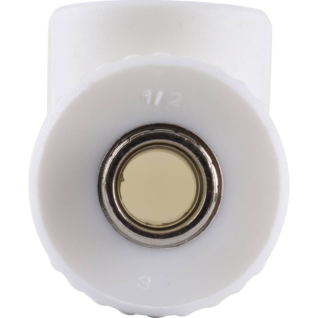 Угольник Kalde с наружной резьбой 32х1/2 для полипропиленовых труб, 3222-emo-320b00