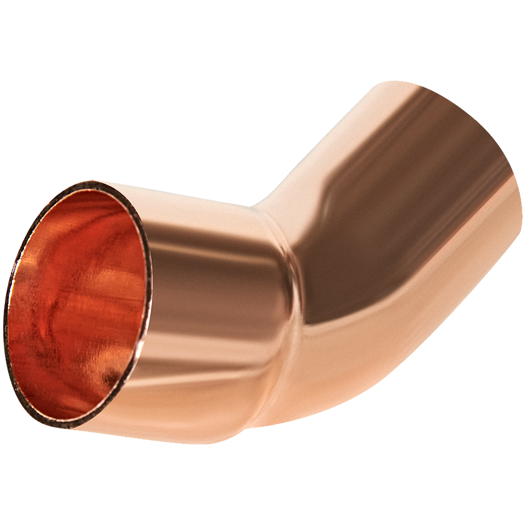 Отвод JINTIAN 45° ВП-НП 18 медь 18 под пайку, JT-1504018