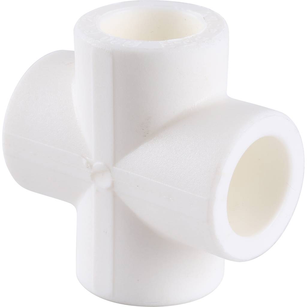 Крестовина Kalde d=20 для полипропиленовых труб под сварку (цвет белый), 3212-crs-200000