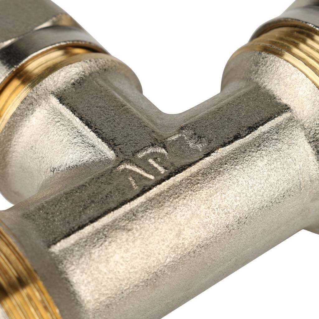 Тройник переходной STOUT 26х20х26 для металлопластиковых труб винтовой, SFS-0010-262026