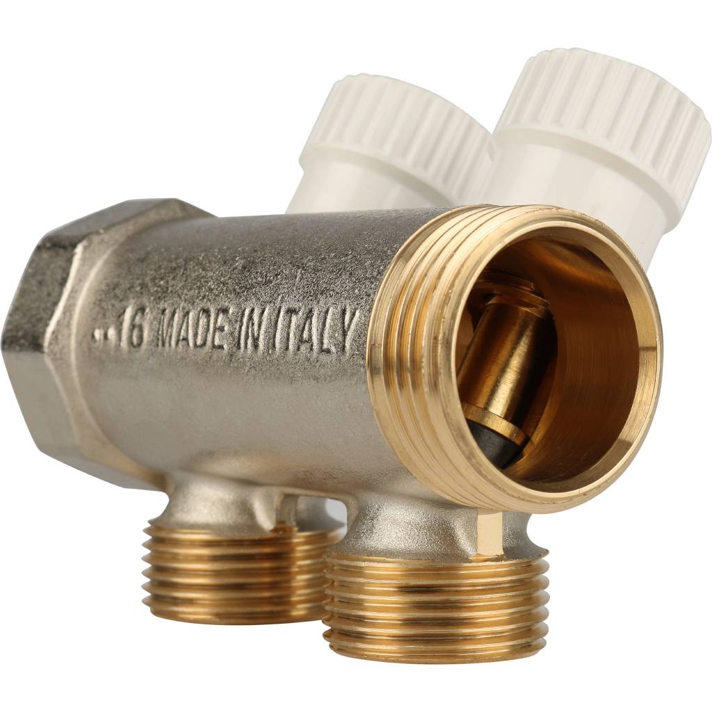 Коллектор распределительный STOUT 1, 2 отвода 3/4 ЕК