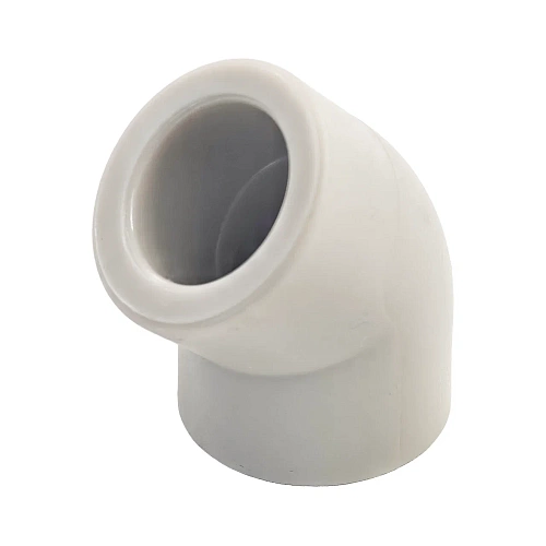 Угольник PPR  20х45, PN25 серый, РТП